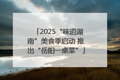 2025“味道湖南”美食季启动 推出“岳阳一桌菜”