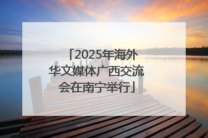 2025年海外华文媒体广西交流会在南宁举行