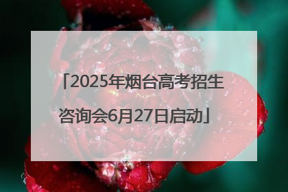 2025年烟台高考招生咨询会6月27日启动