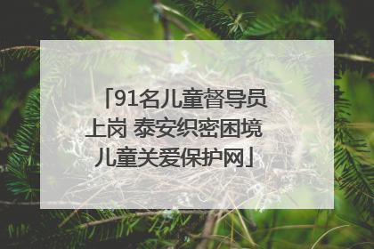 91名儿童督导员上岗 泰安织密困境儿童关爱保护网